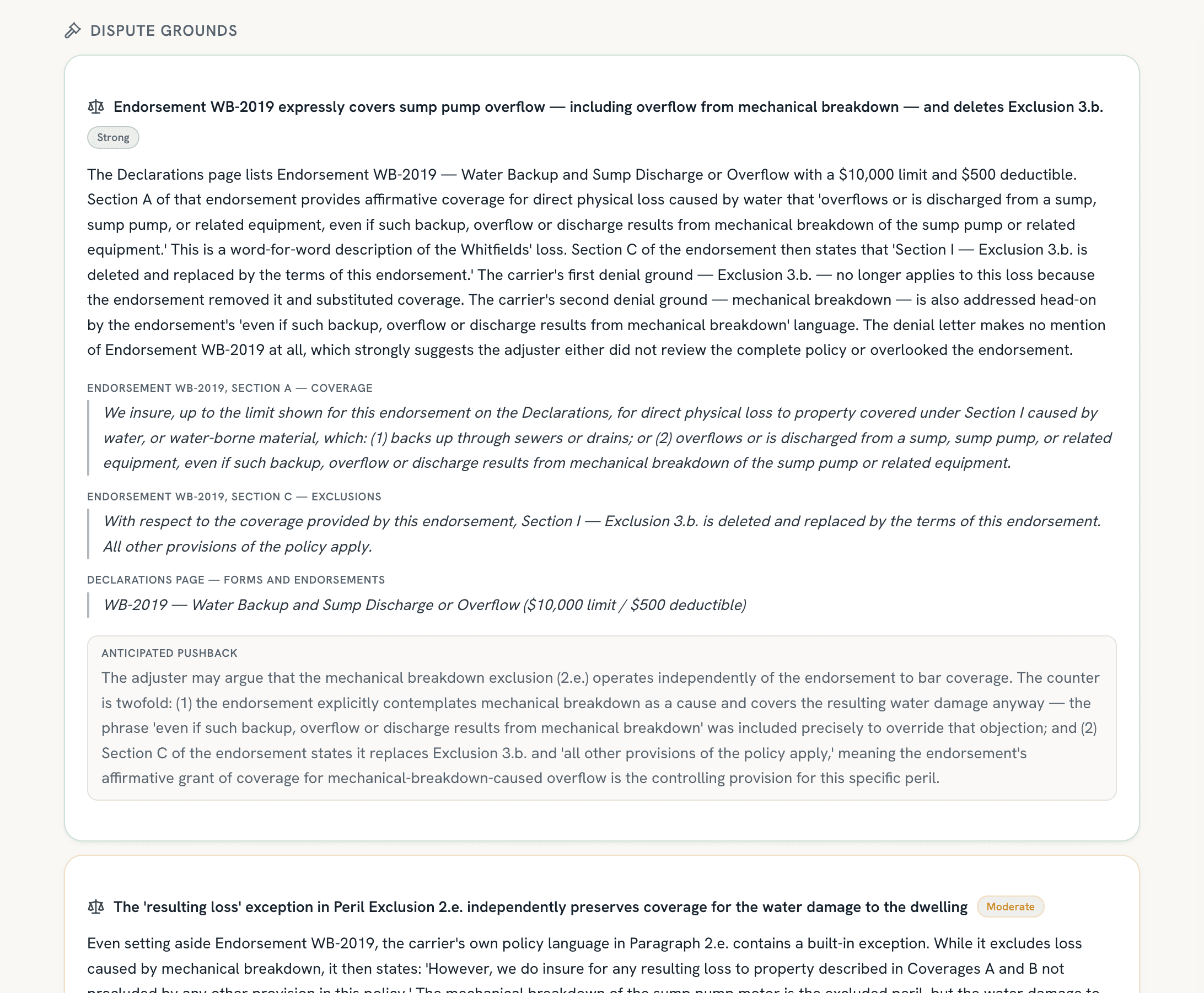 ProducerHQ Denial Analyzer — product screenshot 2